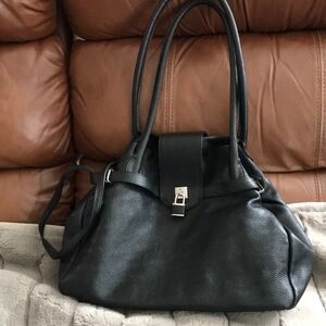 Elegant Black Tote Bag
